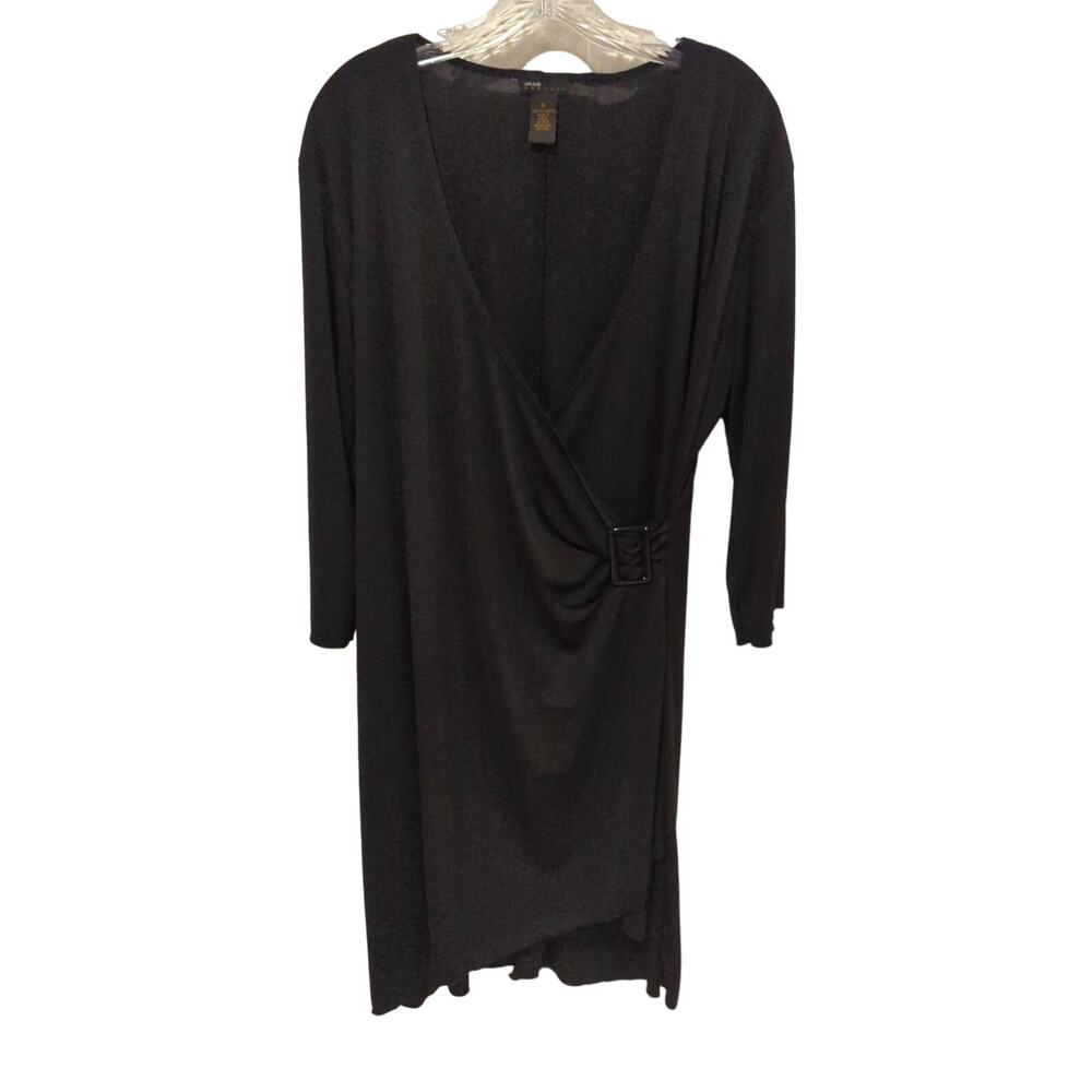 Grace Elements Faux Wrap Dress, EUC, XL